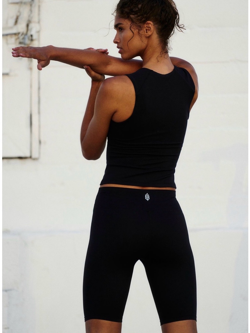 FP Movement by Free People Black High-Rise Bike Shorts